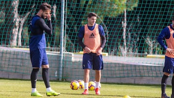 Manu Vallejo es duda para la visita al Alcorc¨®n