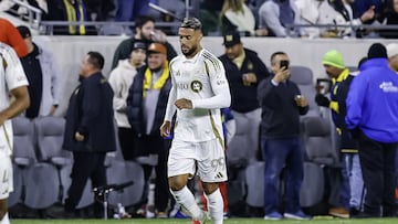 Denis Bouanga en juego de LAFC vs Club América