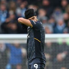 Bruno Lage criticó a Raúl Jiménez por su expulsión