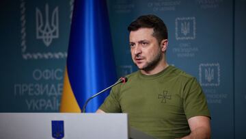 Volodimir Zelenski, presidente de Ucrania