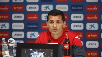 Galca, en rueda de prensa.