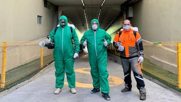 El Estadio Universitario comenzó la campaña de sanitización