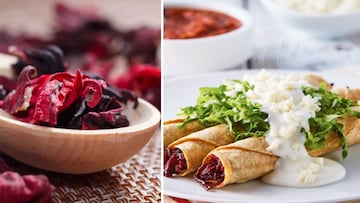 Descubre paso a paso cómo preparar unos ricos tacos de Jamaica que limpian el hígado y bajan el colesterol.