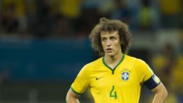 David Luiz ya jugó no podrá reeditar el duelo que jugó ante Chile en el Mundial.