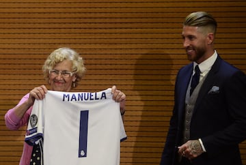  Manuela Carmena y Sergio Ramos