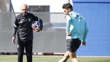 Luis Blanco, entrenador del Espanyol B.