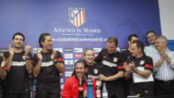 Simeone saca a la palestra a todo su cuerpo técnico