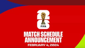 FIFA revealed that the match calendar for each venue for the 2026 World Cup will be announced shortly.