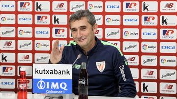Valverde: “No vamos a pensar que tienen que estar Aduriz o Haaland”
