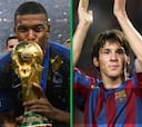 Los datos en los que Mbappé supera a Cristiano y Messi con 20 años