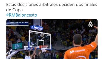 El Madrid se queja en Twitter por las dos últimas finales de Copa