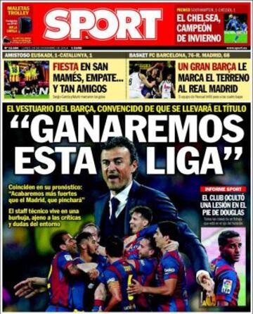 Portadas de la prensa deportiva