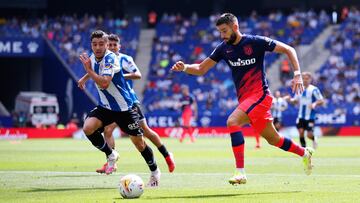 Espanyol 1-2 Atlético: resumen, goles y resultado del partido