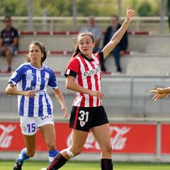 Jone Amezaga, el debut perfecto de una delantera con ADN de leona