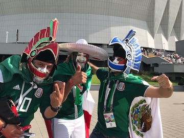 El color previo al México vs Corea del Sur