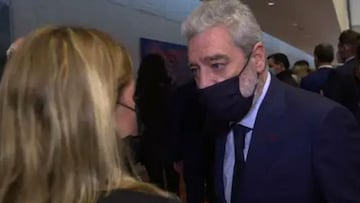 La respuesta de Andrea Ropero al empuj¨®n de Miguel ?ngel Rodr¨ªguez
