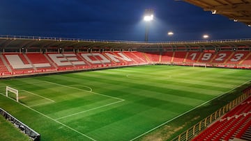 Foto del "nuevo" Reino, estadio de la Cultural Leonesa.