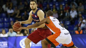 Satoransky, defendido por Tabu.