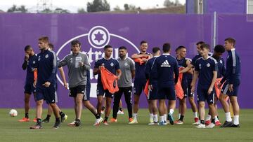 VALLADOLID, 16/09/21. PHOTOGENIC. ENTRENAMIENTO DEL REAL VALLADOLID.