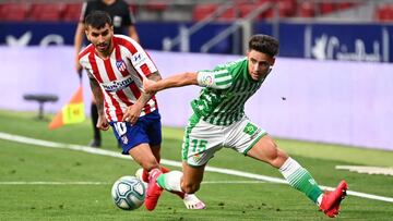 Correa en el partido contra el Betis de LaLiga Santander