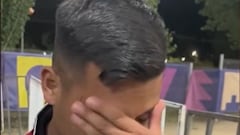 “Estoy muy mal... No soy un jugador así, me voy destruido, no lo puedo entender”