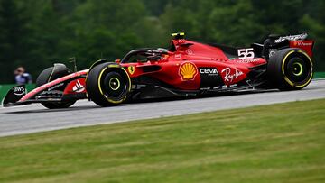 Carlos Sainz (Ferrari SF-23). Spielberg. Austria. F1 2023.