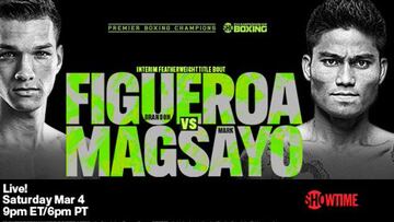 Brandon Figueroa vs Mark Magsayo: Horario, canal, TV, cómo y dónde ver en México