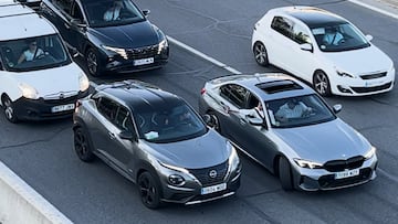 La insólita imagen captada en la M-30 durante el apagón: le ocurrió a muchos