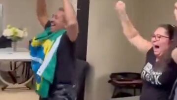 La reacción de la familia de Douglas Luiz al llamado con Brasil