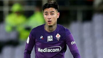 Erick Pulgar fue titular en derrota de la Fiorentina ante el Milan