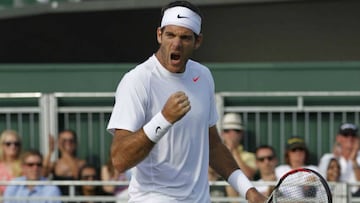 La garra de Del Potro acaba con un combativo Kokkinakis