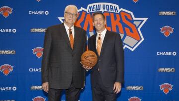 Phil Jackson y Jeff Hornacek.