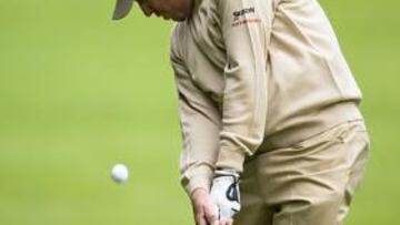 <b>UN GOLPE.</b> Eso es lo que separa a Jiménez del puesto de líder.