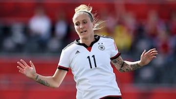 Anja es la máxima anotadora en la historia de la Champions, suma 50 goles y actualmente juega para FC Rosengård.