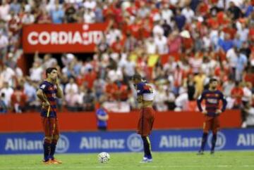 Luis Súarez y Neymar. 