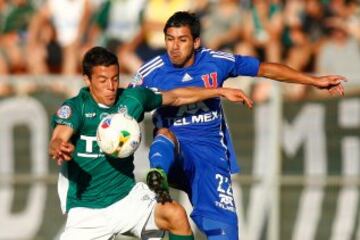 El delantero llegó como figura de Wanderers y aún sigue en el plantel. Actualmente se recupera de una fractura de tibia y peroné.