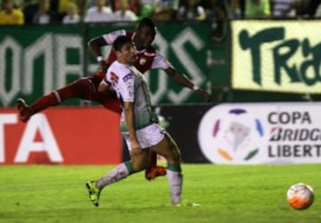 Santa Fe ganó el primer partido de la serie ante Oriente Petrolero. El 11 de febrero jugará la vuelta en Bogotá.