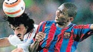 <b>DESEADO. </b>En Milán siguen con lupa la recuperación de Etoo.