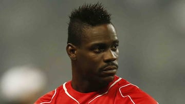 Balotelli con el Liverpool. 