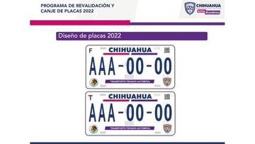 Canje de placas Chihuahua