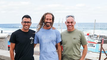 Francisco Sáenz, Héctor Rodríguez y Lorenzo Suárez, equipo directivo del 8º Lanzarote Quemao Class.