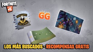 fortnite capitulo 4 temporada 1 los mas buscados objetos recompensas gratis
