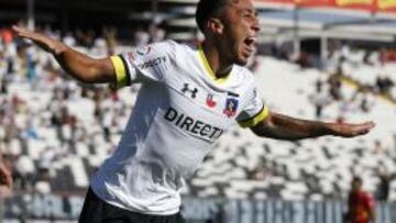 Martín Rodríguez anotó en el empate de Colo Colo con Unión Española.