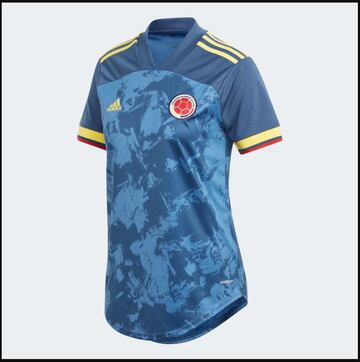 Adidas lanzó la nueva indumentaria alternativa de la Selección Colombia, la cual será de color azul. Tendrá un valor entre los $129.000 y $249.900.