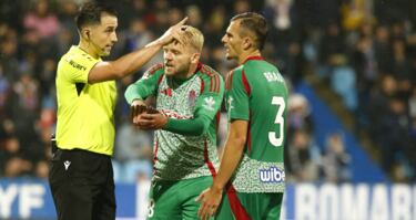 Malestar en el Granada por el polémico beso de Alejo a Hormigo