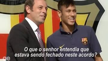 Sandro Rosell confirma que adelantaron dinero por Neymar