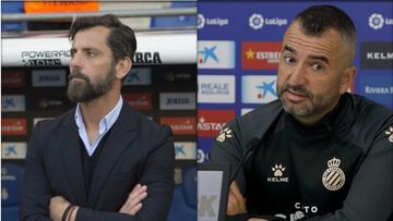 Quique Sánchez Flores y Diego Martínez.