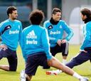 El Madrid se entrenó por la mañana y viajará por la tarde