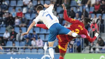 Tenerife 1 - 1 Zaragoza: resumen, goles y resultado del partido