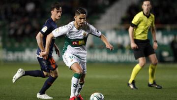 Fidel, en un partido del Elche.